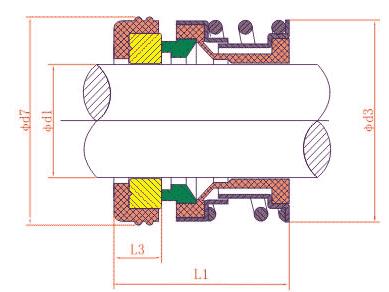 Elastomer Bellows Mechanical Seal