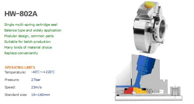 Single Cartridge Mechanical Seal